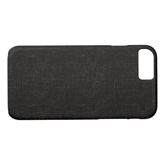 Coques Case-Mate iPhone Couleur solide texturée noire (Dos (Horizontal))