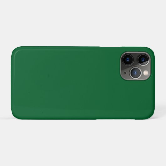 Coques Case-Mate iPhone Couleur solide : vert forêt (Dos (Horizontal))