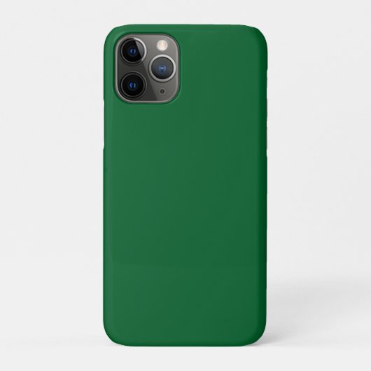 Coques Case-Mate iPhone Couleur solide : vert forêt (Dos)