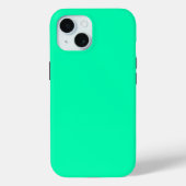 Coques Case-Mate iPhone Couleur solide verte marine | Classique | Élégant (Verso)
