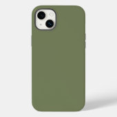 Coques Case-Mate iPhone Couleur solide verte Sage (Verso)