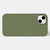 Coques Case-Mate iPhone Couleur solide verte Sage (Verso (horizontal))