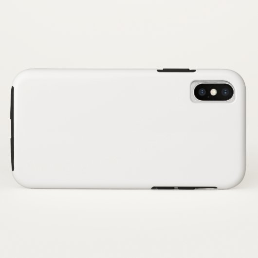 Coques Case-Mate iPhone Couleur uni blanche (Dos (Horizontal))