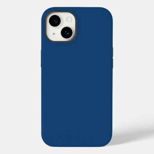 Coques Case-Mate iPhone Couleur uni bleu foncé nuit Ciel (Verso)