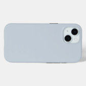 Coques Case-Mate iPhone Couleur uni bleu illusion (Verso (horizontal))