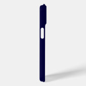 Coques Case-Mate iPhone Couleur Uni : Bleu Marine (Verso / Droite)