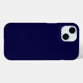 Coques Case-Mate iPhone Couleur Uni : Bleu Marine (Verso (horizontal))