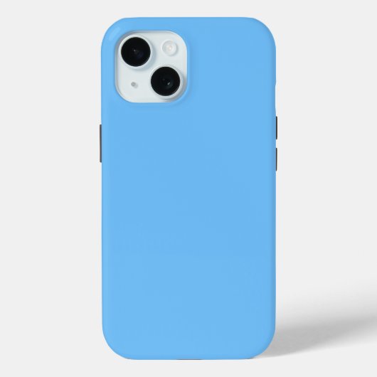 Coques Case-Mate iPhone Couleur uni bleu Maya (Verso)