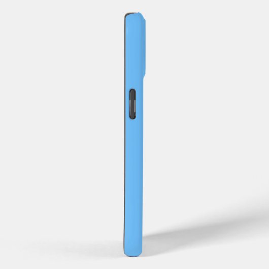 Coques Case-Mate iPhone Couleur uni bleu Maya (Verso / Droite)