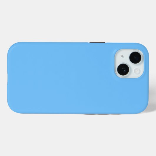 Coques Case-Mate iPhone Couleur uni bleu Maya (Verso (horizontal))
