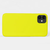 Coques Case-Mate iPhone Couleur uni jaune néon (Dos (Horizontal))