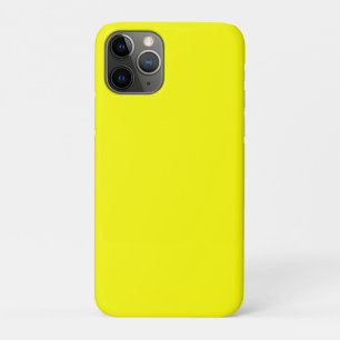 Case-Mate iPhone Case Couleur uni jaune néon   Classique