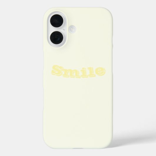 Coques Case-Mate iPhone Couleur uni jaune pâle blanc pastel (Verso)