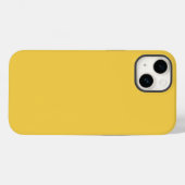 Coques Case-Mate iPhone Couleur uni Marigold Jaune (Verso (horizontal))