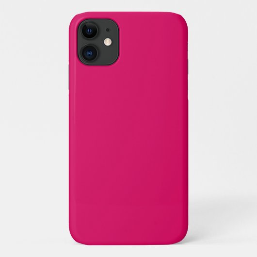 Coques Case-Mate iPhone Couleur uni rose foncé clair (Dos)