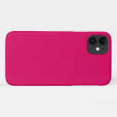 Coques Case-Mate iPhone Couleur uni rose foncé clair (Dos (Horizontal))