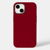 Coques Case-Mate iPhone Couleur uni rouge grenat (Verso)