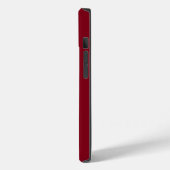 Coques Case-Mate iPhone Couleur uni rouge grenat (Verso / Gauche)