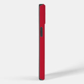 Coques Case-Mate iPhone Couleur uni vrai rouge (Verso / Droite)