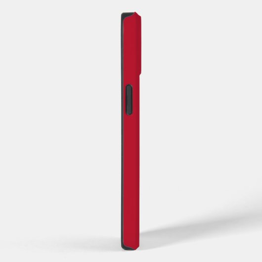 Coques Case-Mate iPhone Couleur uni vrai rouge (Verso / Droite)