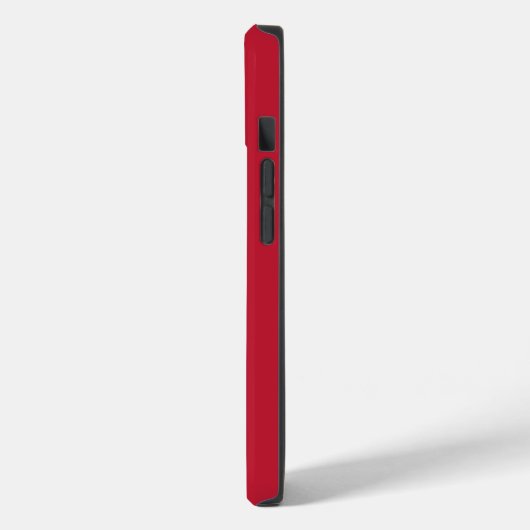 Coques Case-Mate iPhone Couleur uni vrai rouge (Verso / Gauche)