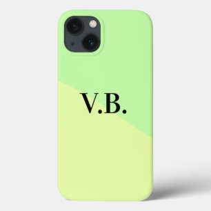 Case-Mate iPhone Case Couleur unie simple ajoutez nom texte monogramme j