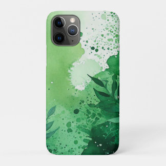 Case-Mate iPhone Case Couleur verte de la Jungle foncée texture dessinée