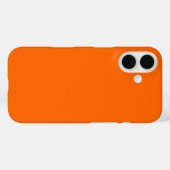 Coques Case-Mate iPhone Couleur vive orange (Verso (horizontal))
