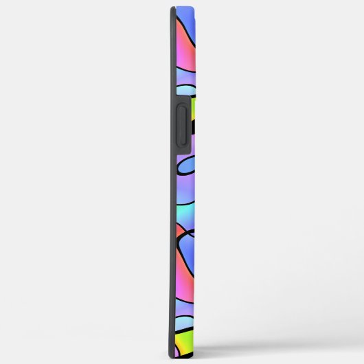 Coques Case-Mate iPhone Couleurs abstraites et vives (Verso / Droite)