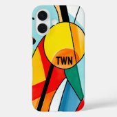 Coques Case-Mate iPhone Couleurs Abstraites géométriques modernes (Verso)