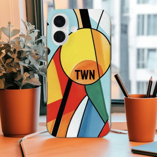 Coques Case-Mate iPhone Couleurs Abstraites géométriques modernes