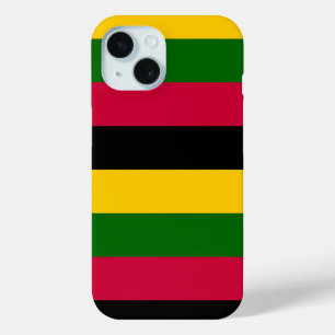 Coque Pour iPhone 15 Couleurs africaines - Grandes Motifs