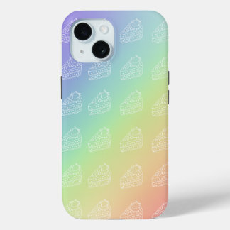 Coque Pour iPhone 15 Couleurs arc-en-ciel
