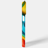 Coques Case-Mate iPhone Couleurs arc-en-ciel ondulées arrière - plan (Verso / Droite)