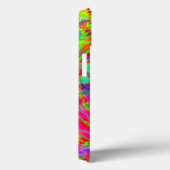 Coques Case-Mate iPhone Couleurs arc-en-ciel Tiedye cible Kaleidoscopique  (Verso / Droite)