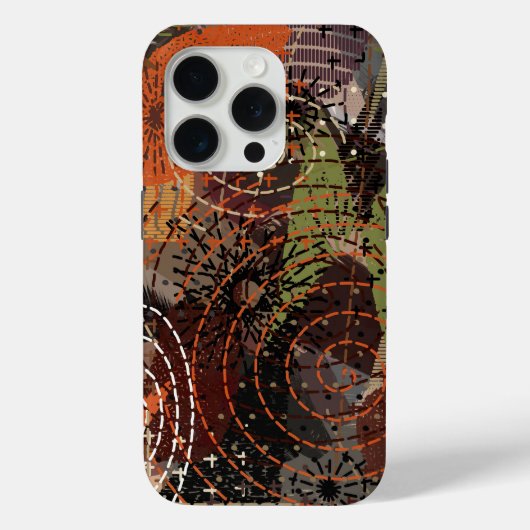 Coques Case-Mate iPhone Couleurs automnales Abstraites de la Terre (Verso)