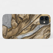 Coques Case-Mate iPhone couleurs brunes liquides glamour 002 (Dos (Horizontal))