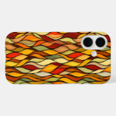 Coques Case-Mate iPhone Couleurs chaudes Chute Abstraite (Verso (horizontal))