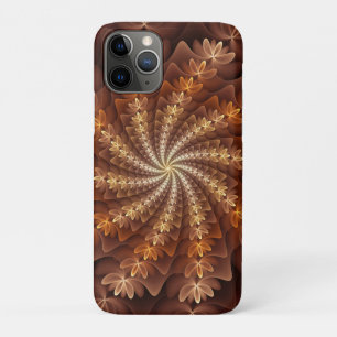 Case-Mate iPhone Case Couleurs Chaudes, Motif d'Art Fractal Moderne Psyc