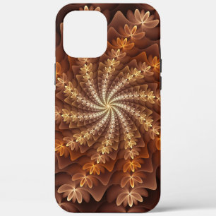 Case-Mate iPhone Case Couleurs Chaudes, Motif d'Art Fractal Moderne Psyc