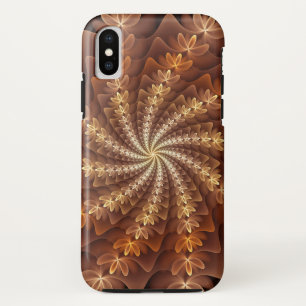 Case-Mate iPhone Case Couleurs Chaudes, Motif d'Art Fractal Moderne Trip