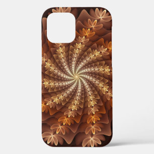 Case-Mate iPhone Case Couleurs chaudes, motif d'art fractal moderne trip