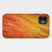 Coques Case-Mate iPhone Couleurs chaudes Peinture d'art Abstraite 6 (Dos (Horizontal))