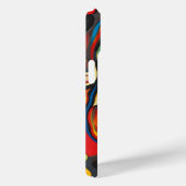 Coques Case-Mate iPhone Couleurs Chaudes Psychedéliques (Verso / Droite)