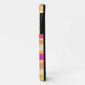 Coques Case-Mate iPhone Couleurs chaudes rayures art graphique (Dos/Gauche)