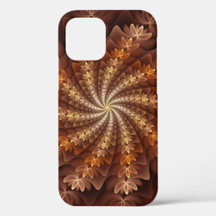 Case-Mate iPhone Case Couleurs chaudes, Trippy Moderne Motif d'art fract