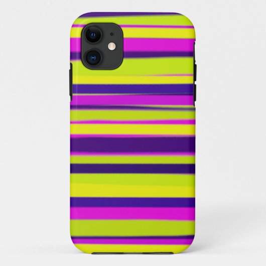 Coques Case-Mate iPhone couleurs cool rayures modernes art graphique (Dos)