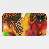 Coques Case-Mate iPhone Couleurs d'automne Abstrait pour la peinture (Dos (Horizontal))