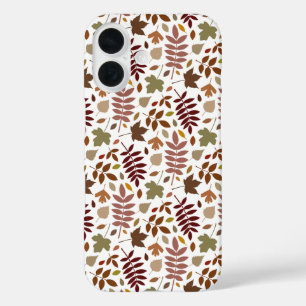 Coques iPhone 16 Couleurs d'automne du Motif rpt Feuille déchiré su