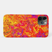 Coques Case-Mate iPhone Couleurs de lave audacieuses Design abstrait (Dos (Horizontal))